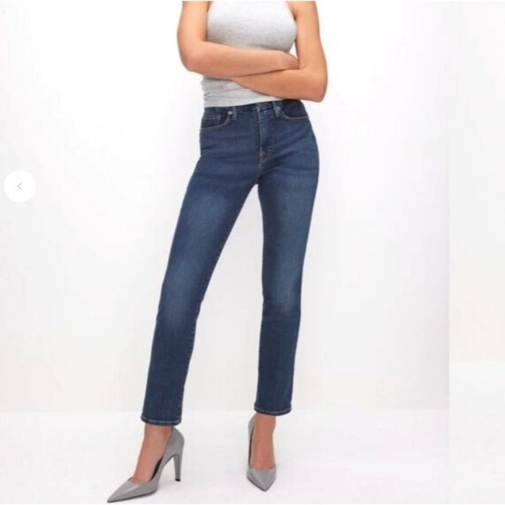 Good American High Waist Raw Edge Jeans 14